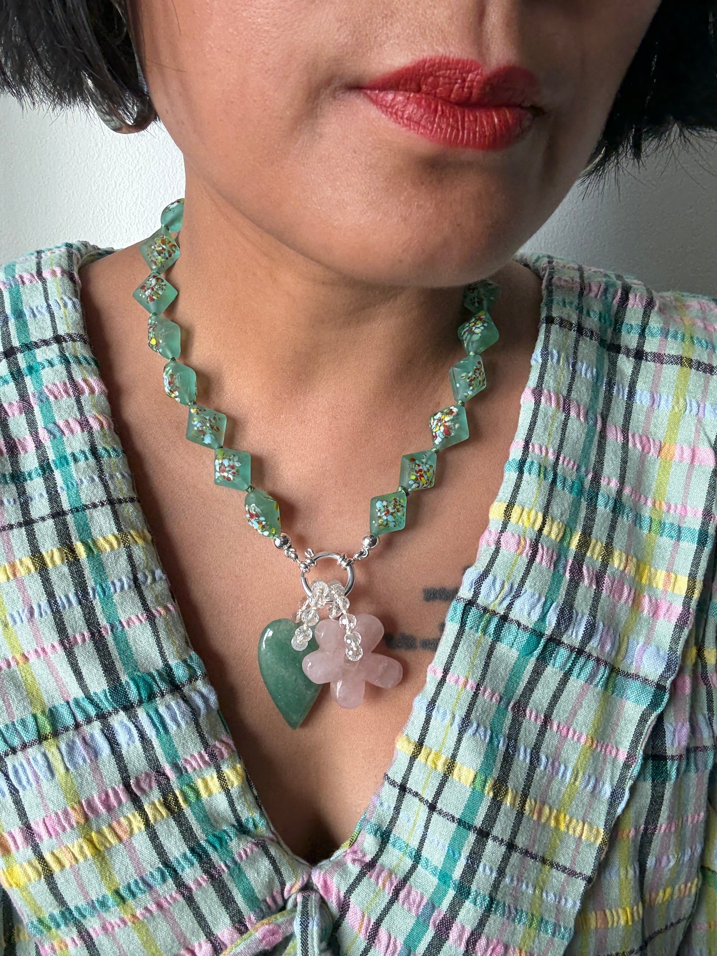 Birthday Sprinkles Leaf Bold Necklace - Limited