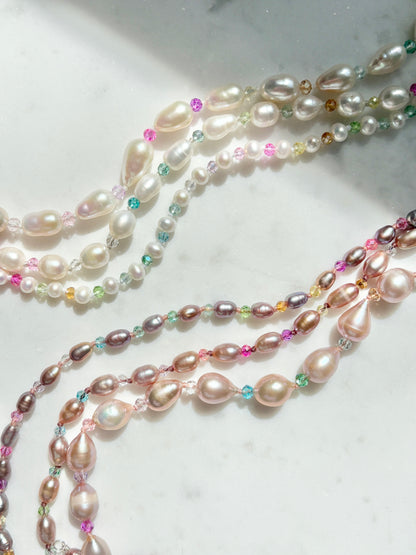 Rainbow Sprinkles Delight Mini Necklace