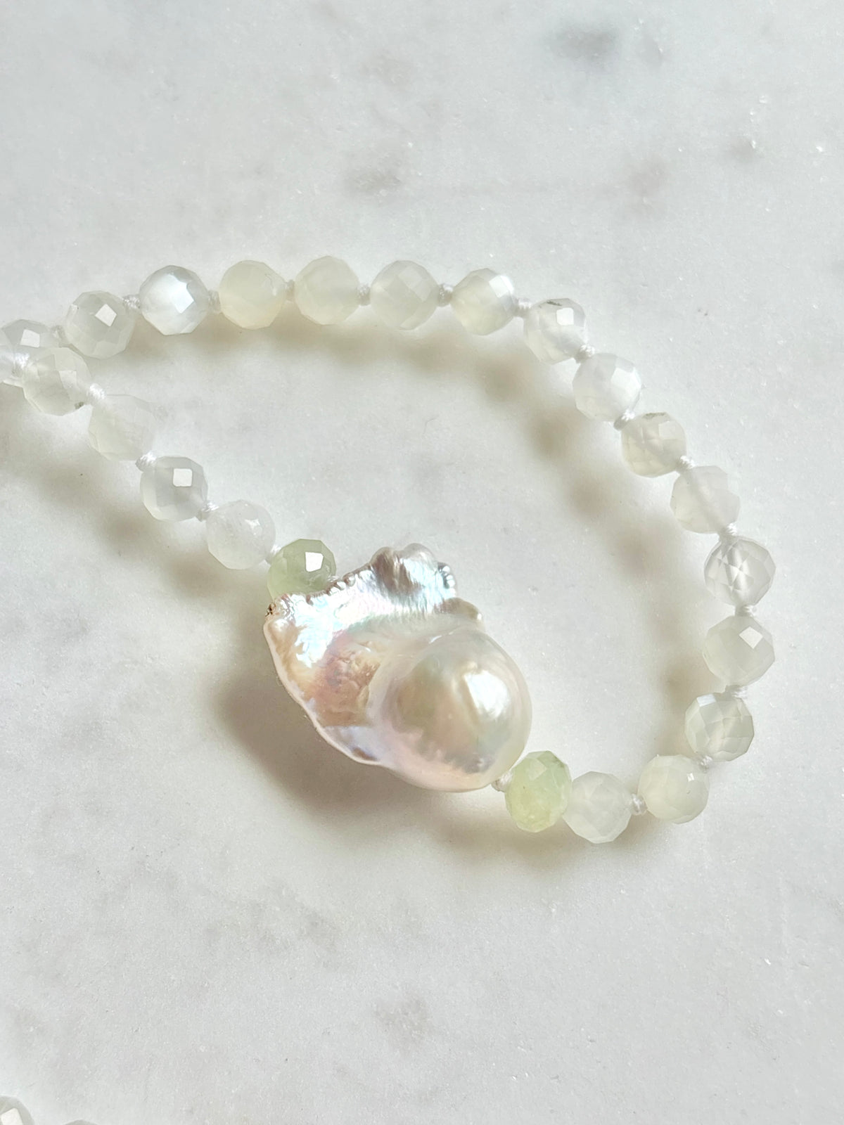Facets Embrace Moonstone Necklace - Limited