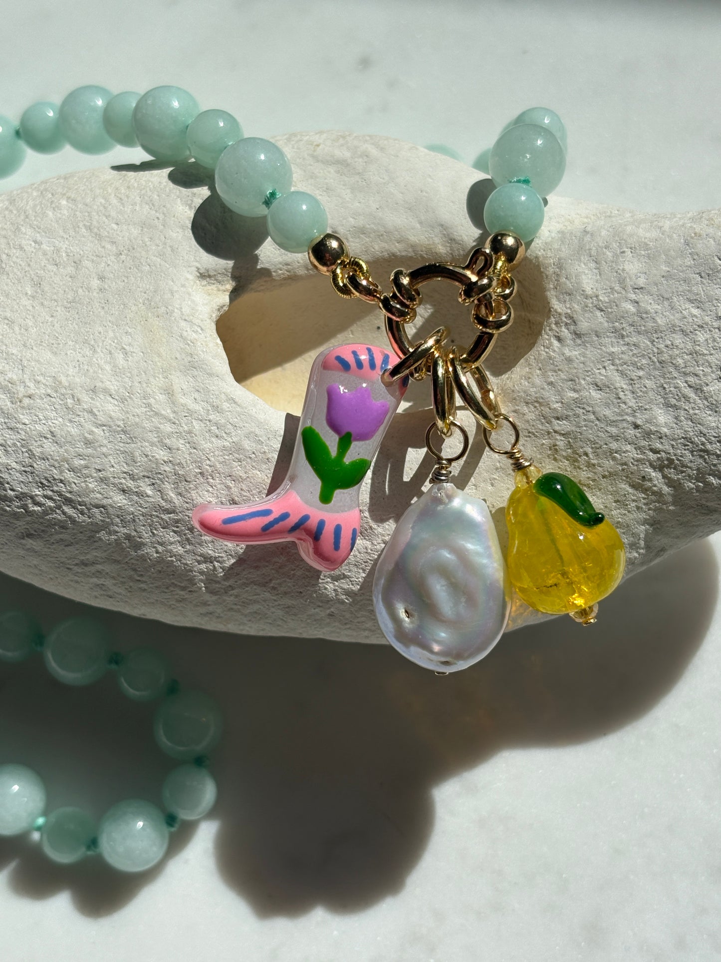 Bootiful Pear Bites Necklace