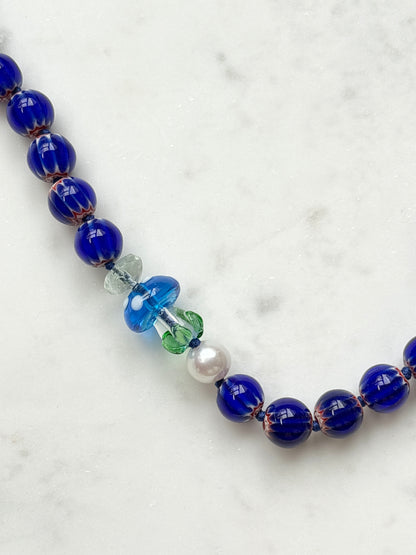 A Side Of Fungi Cobalt Necklace - Limited