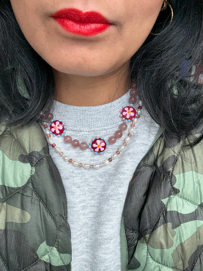 Groovy Bloom Party Necklace