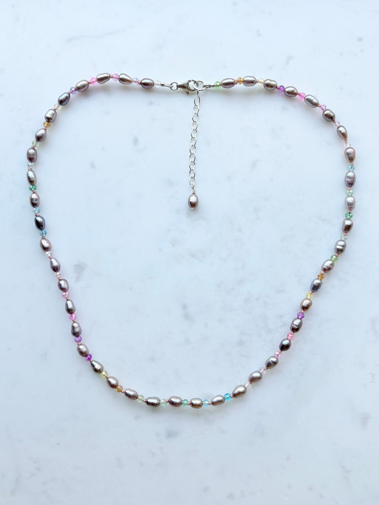 Rainbow Sprinkles Delight Mini Necklace