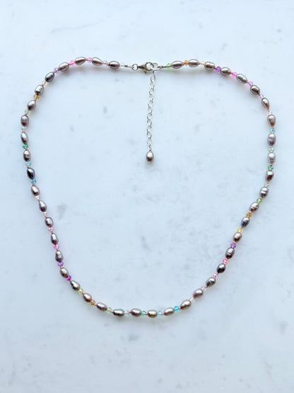 Rainbow Sprinkles Delight Mini Necklace