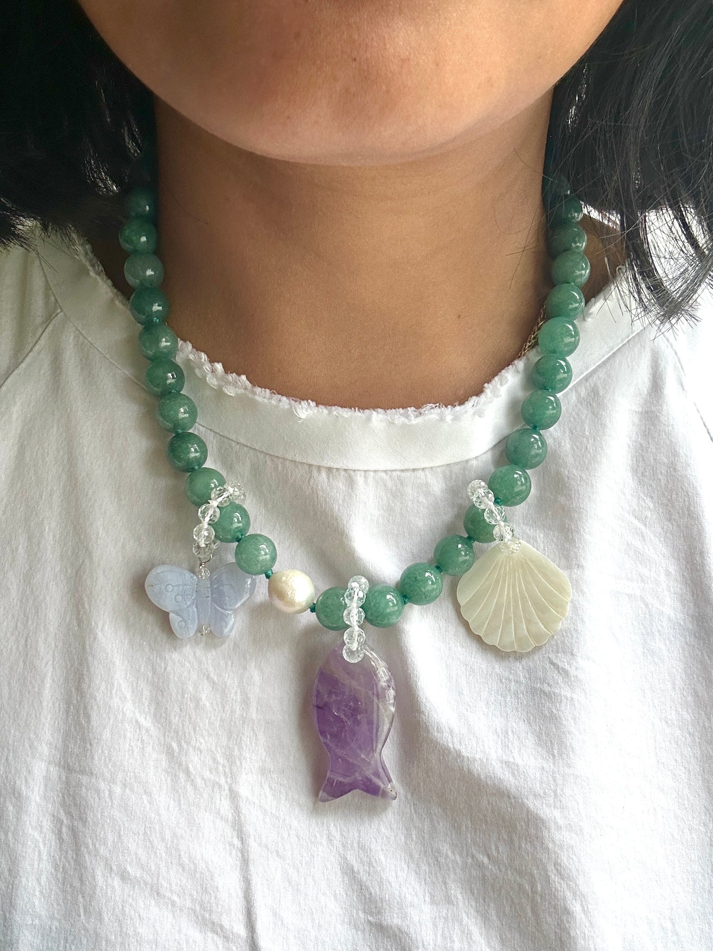 Shell Belle Pendant - 10mm