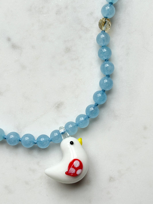 Tweet Tweet Cloud Necklace
