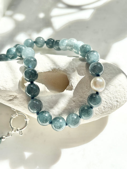 Burmese Jade O’Clock Necklace