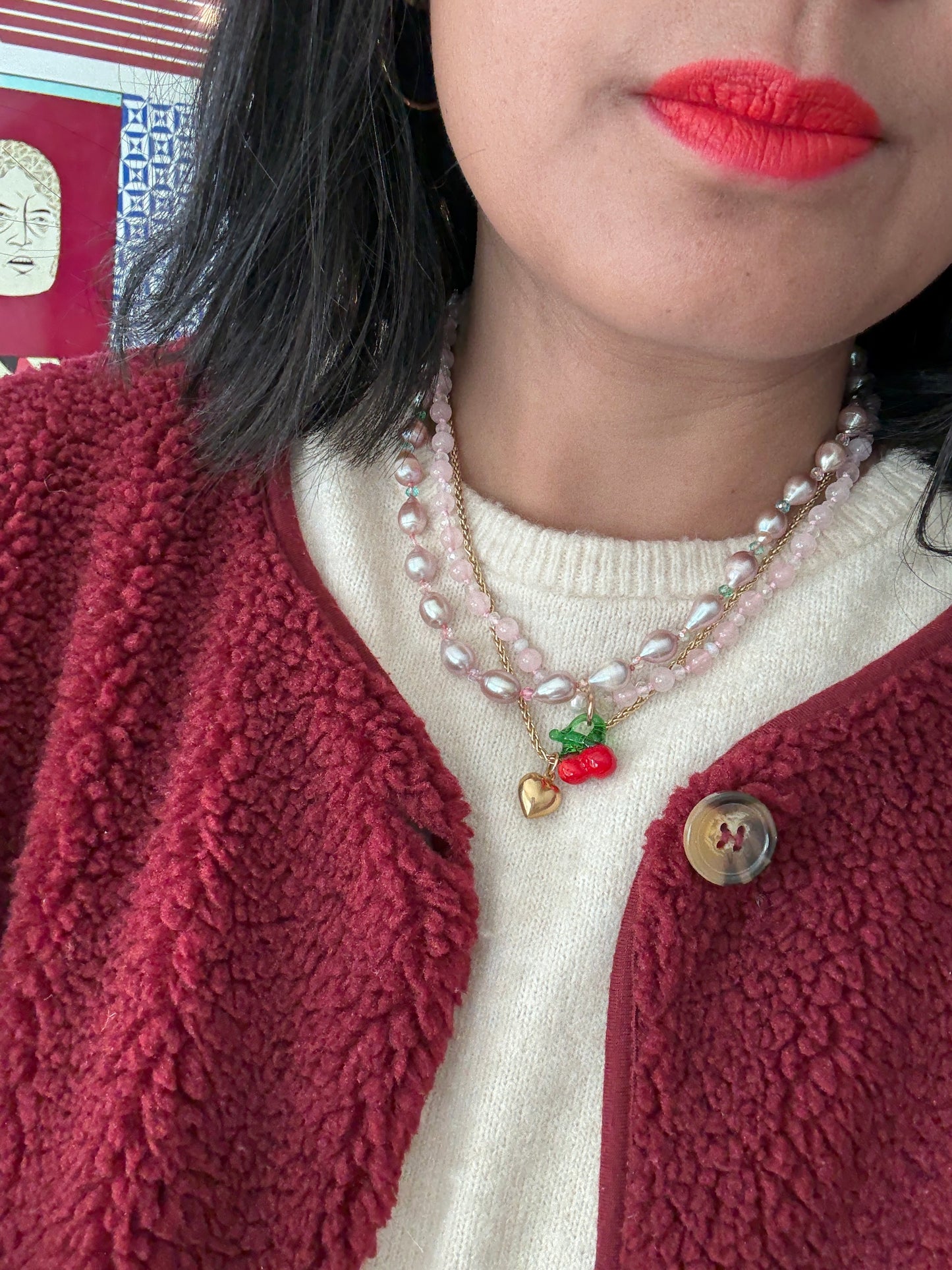 Cheeky Cherry Necklace