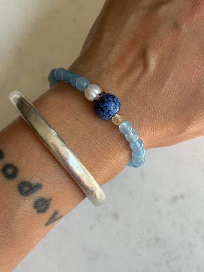 Blueberry Fruit Loops Bracelet