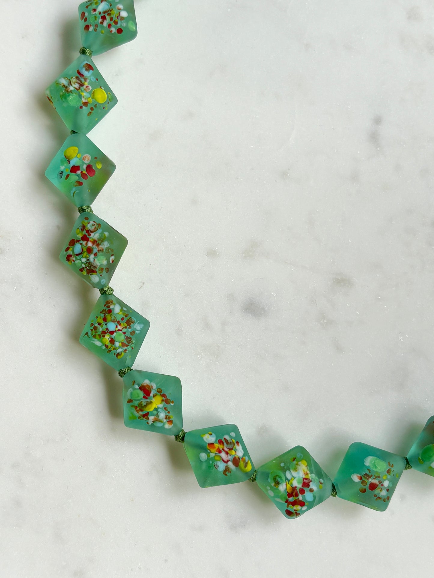 Birthday Sprinkles Leaf Bold Necklace - Limited