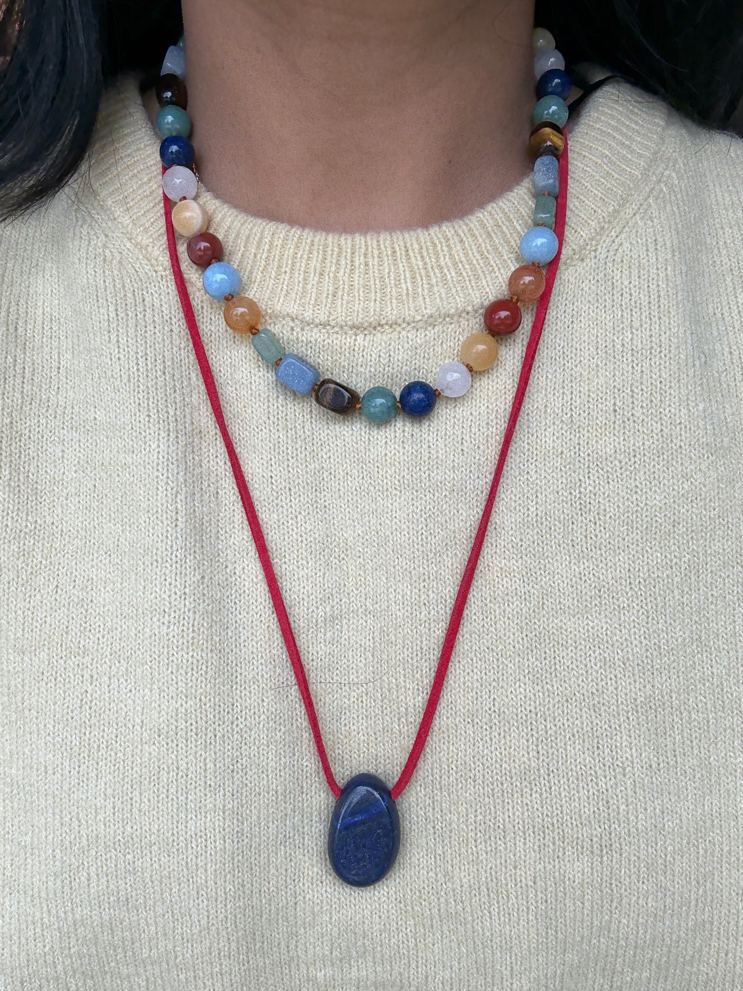 Jelly Bean Mix Necklace