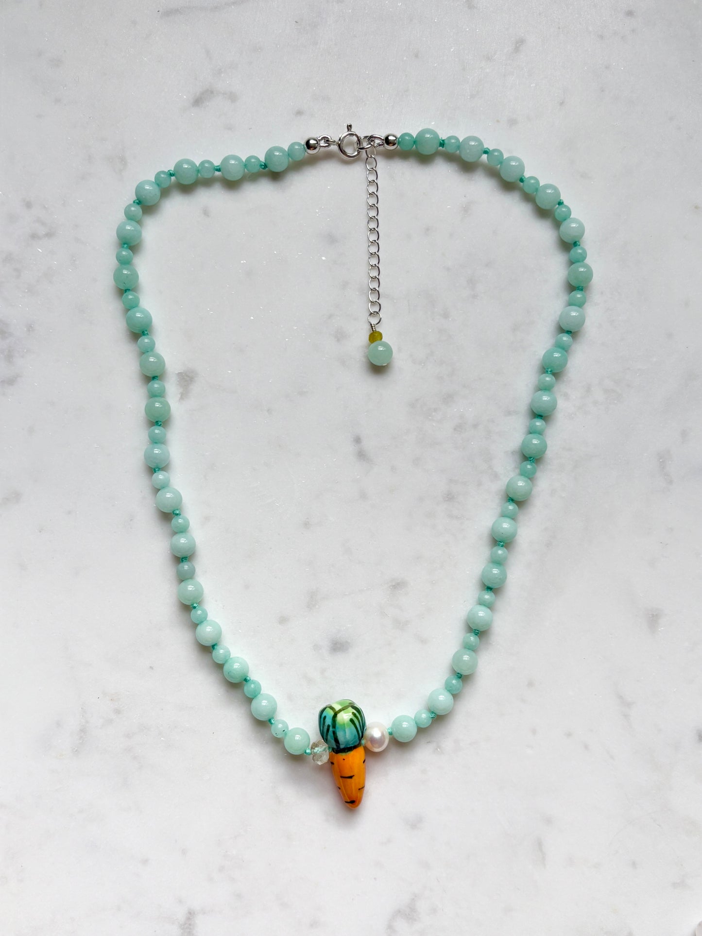 Plucked Carrot  Necklace