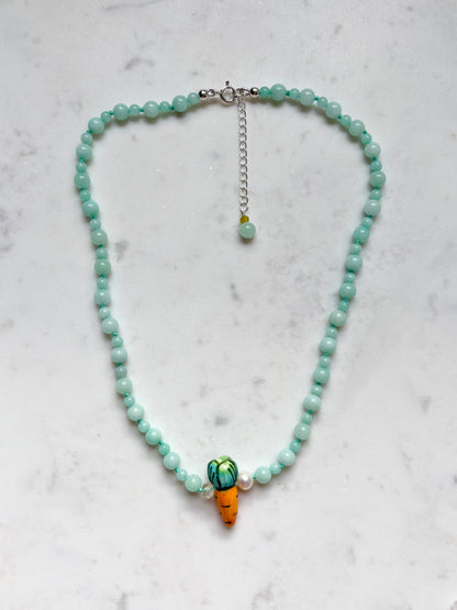 Plucked Carrot  Necklace