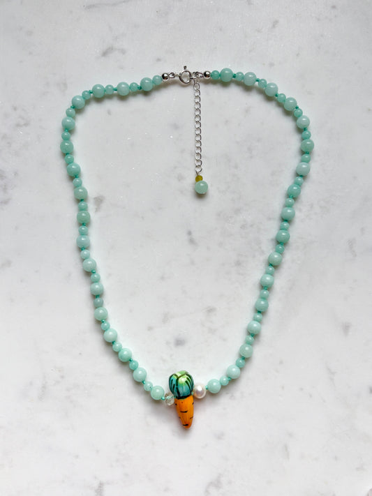 Plucked Carrot  Necklace
