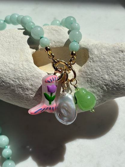 Bootiful Pear Bites Necklace