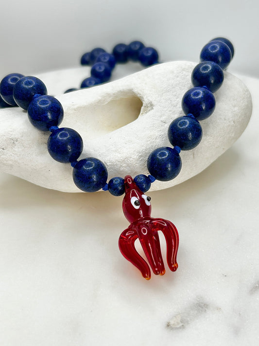 Octogem Coral Necklace