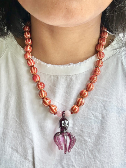 Little Sucker Driftwood Necklace