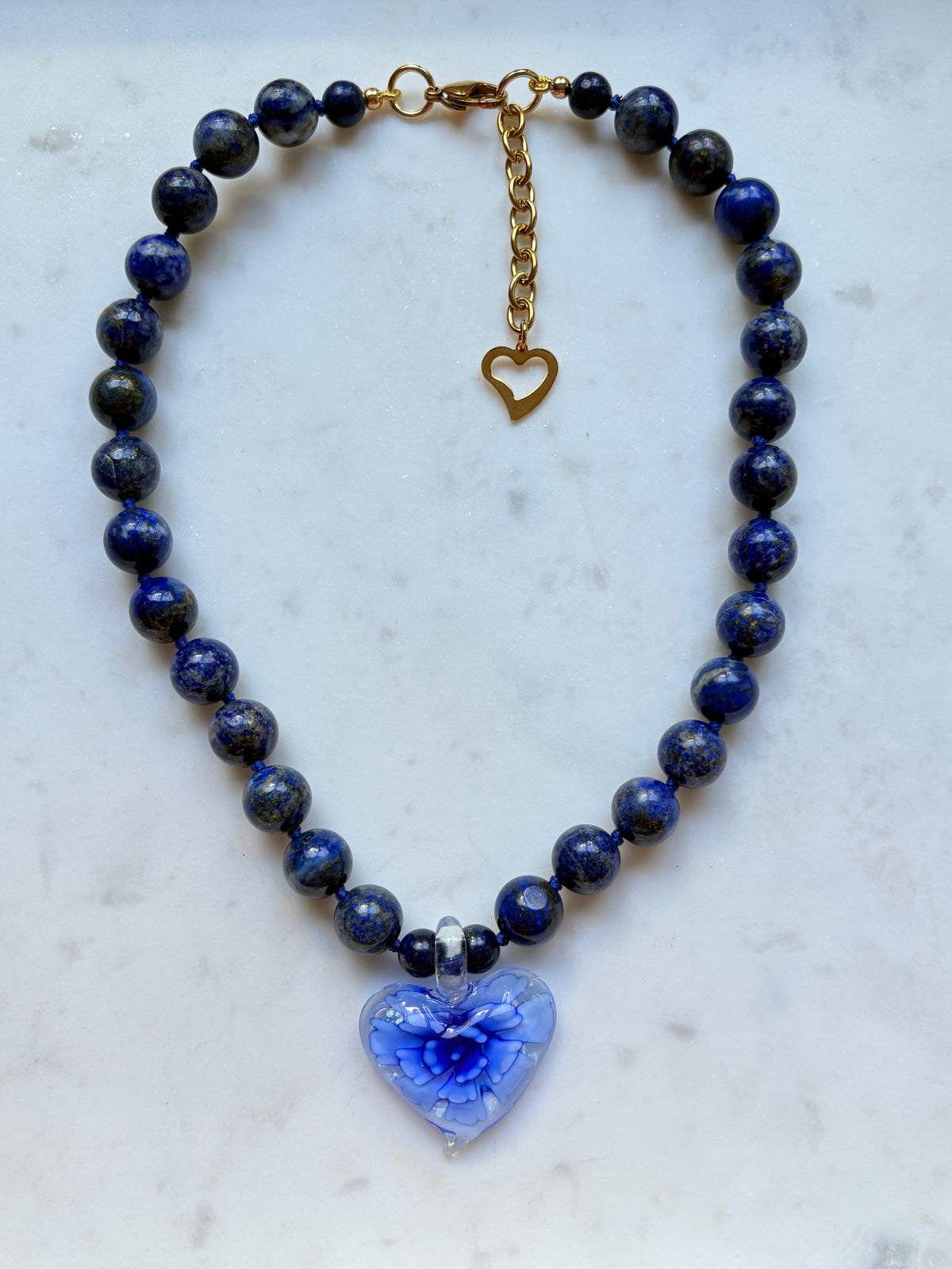 Heart In Bloom Abyss Necklace - One Of A Kind