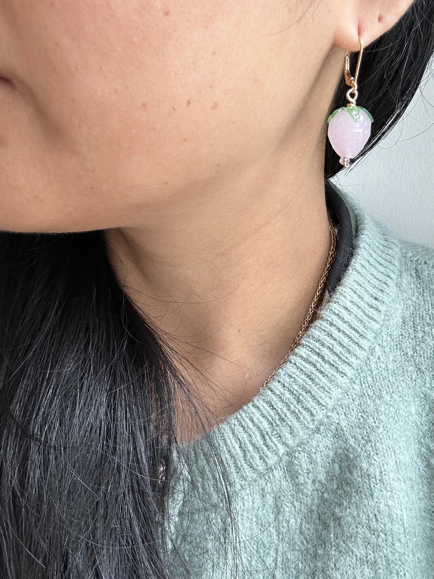 Fruit Drops Earring Strawberry