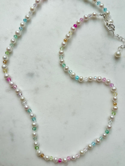 Rainbow Sprinkles Mini Necklace