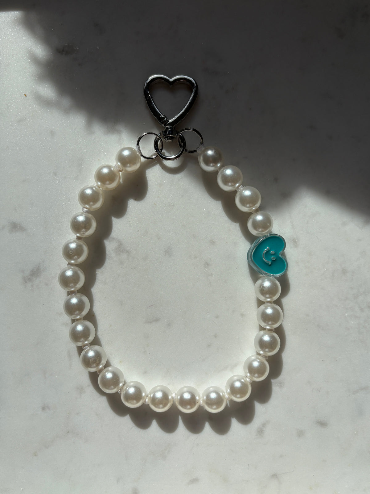 Smiley Pearl Phone Chain - Limited