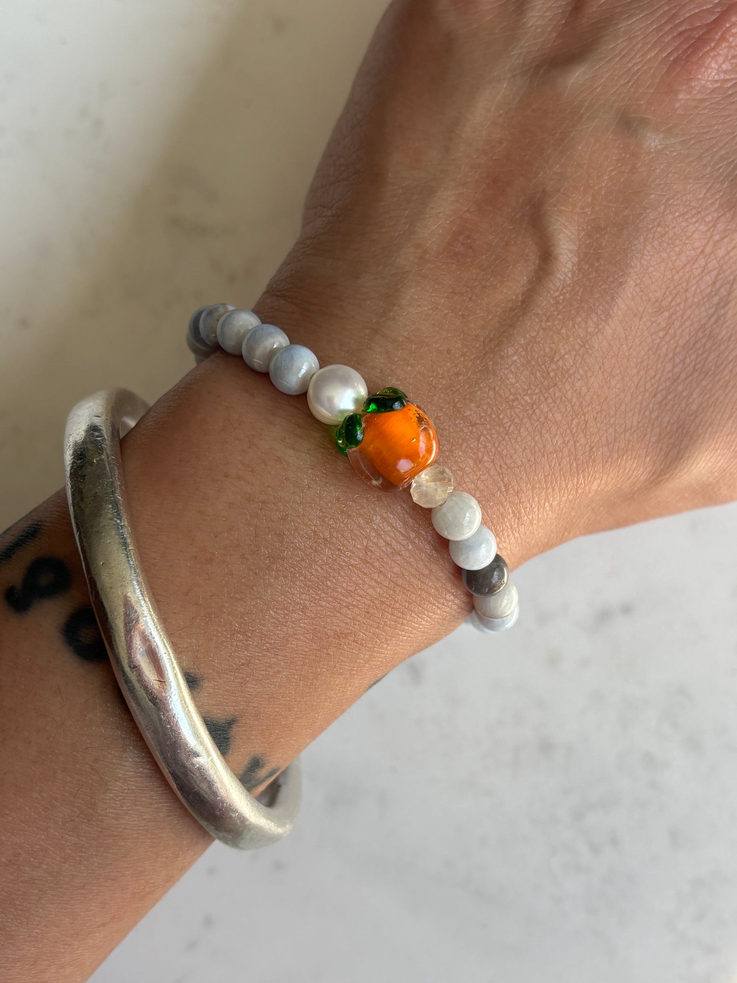 Persimmon Fruit Loops Bracelet