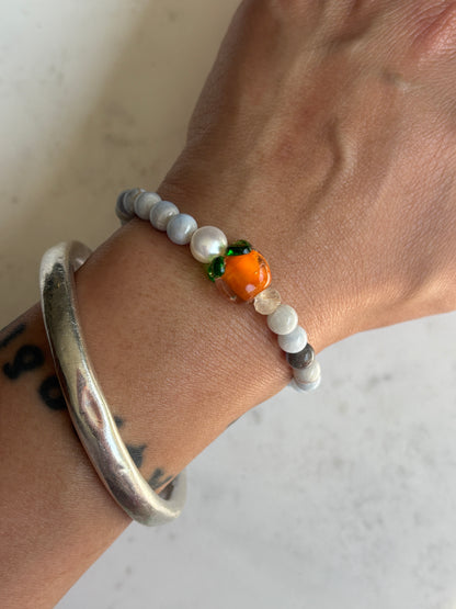Persimmon Fruit Loops Bracelet