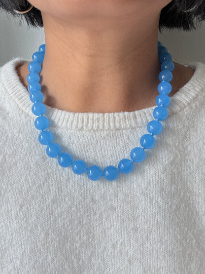 Powder Blue Bold Necklace