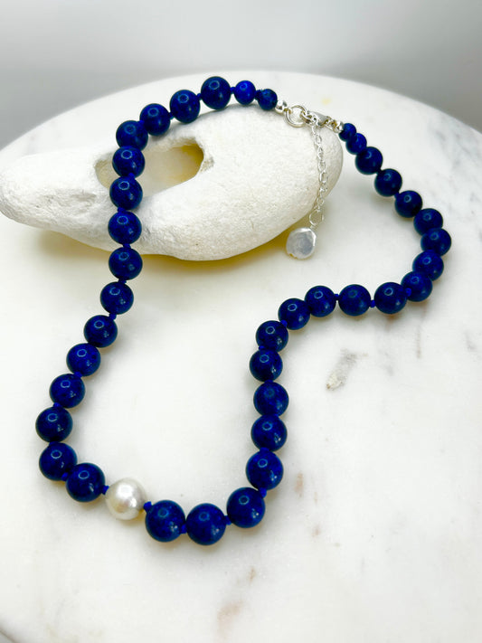 Lapis Lazuli O’Clock Necklace
