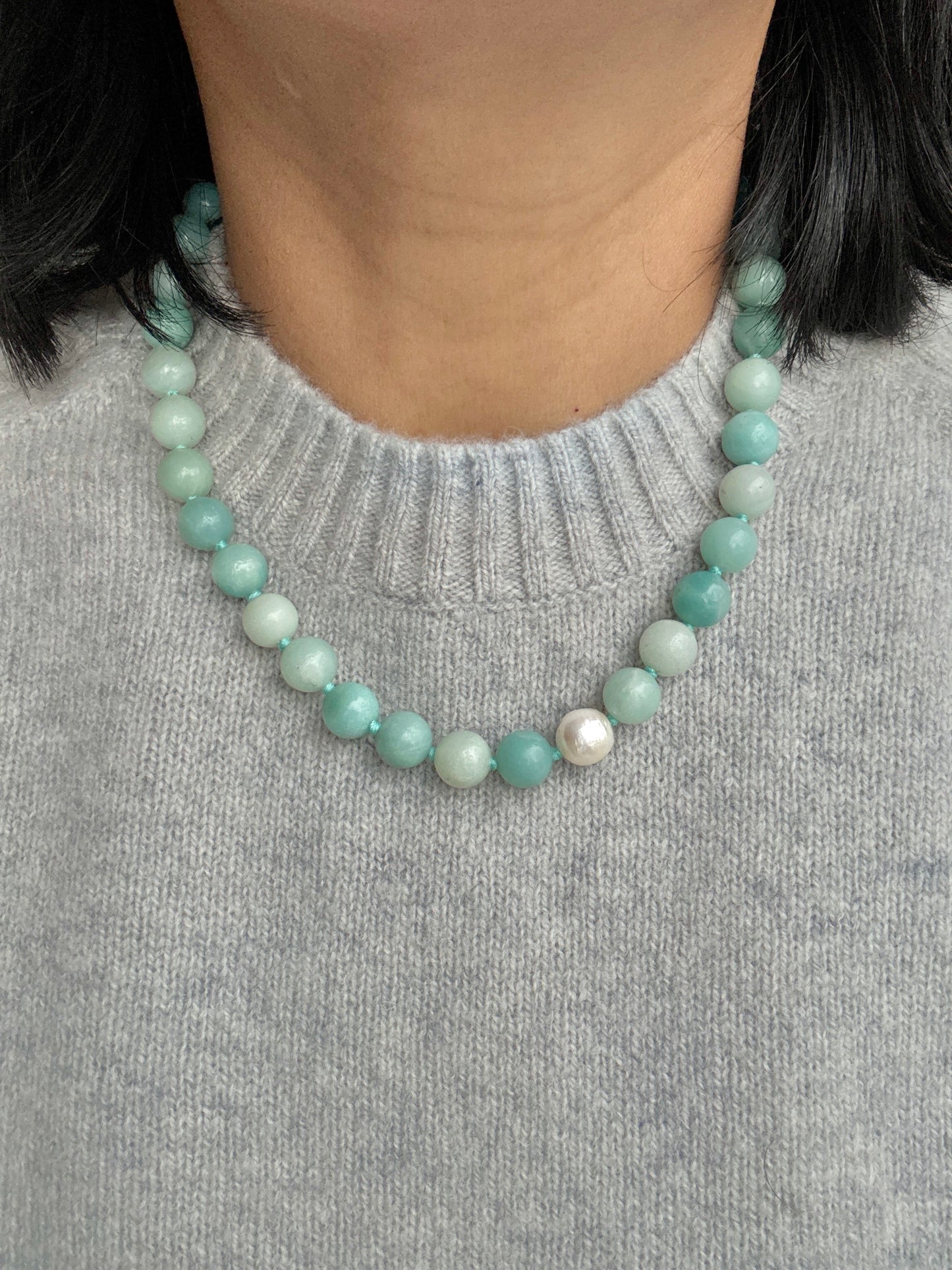 Amazonite O’Clock Necklace