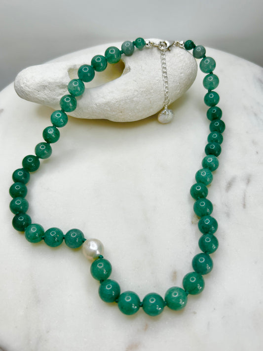Burmese Jade O’Clock Necklace