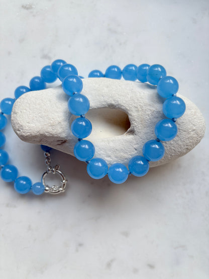 Powder Blue Bold Necklace