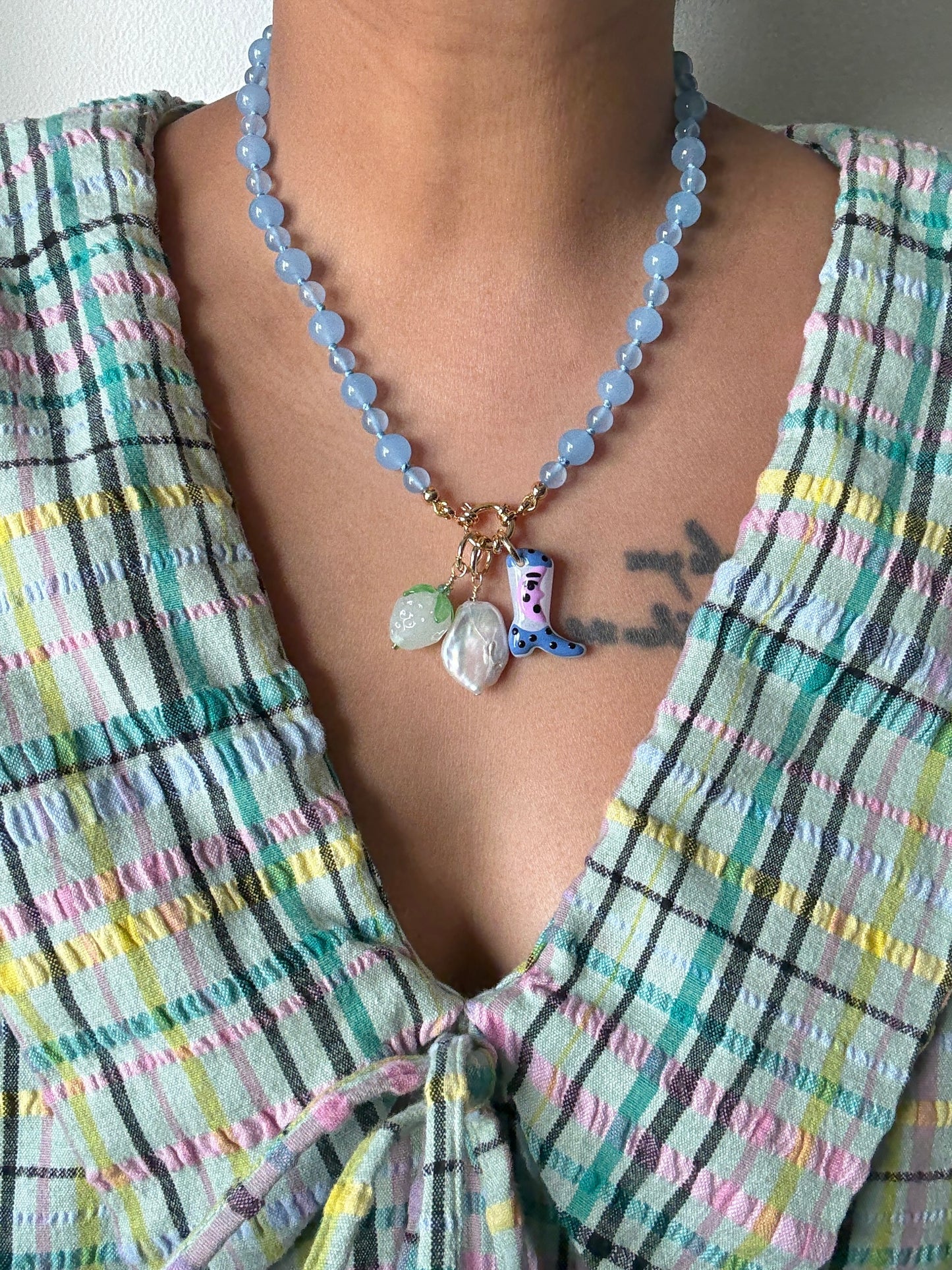Bootiful Strawberry Bites Necklace