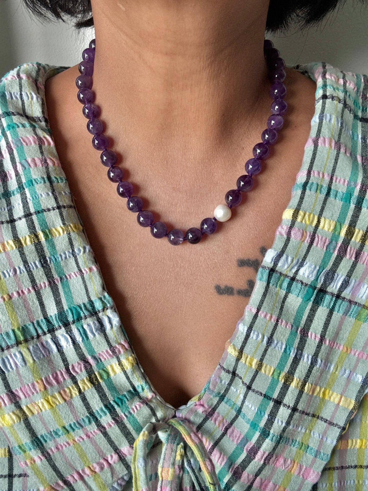 Amethyst O’Clock Necklace