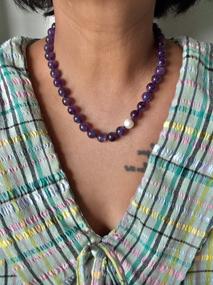 Amethyst O’Clock Necklace