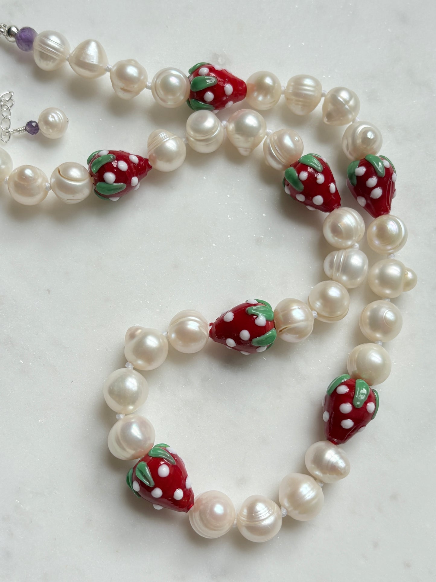 Strawberry Pickin' Necklace