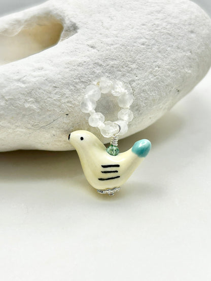 Bon Bon Birdie Pendant - 6mm