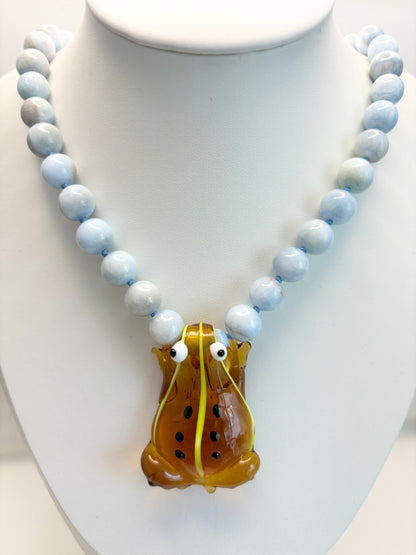 Gemstone Hopper Mist Necklace