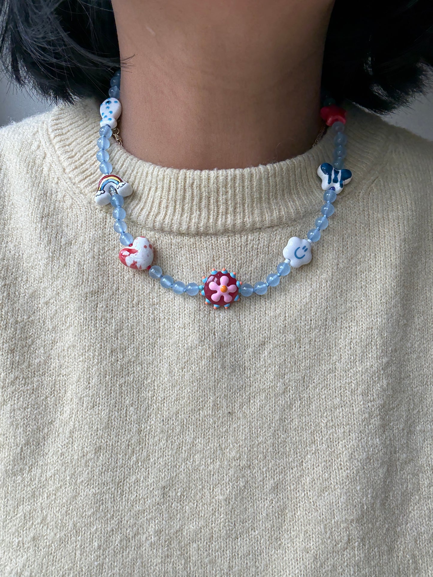 NEW Good Vibes Gem Necklace