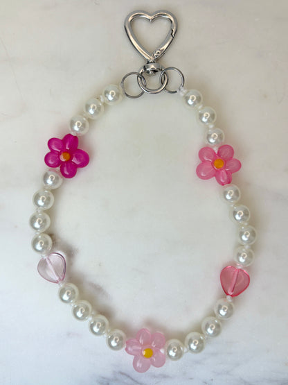 Love A Flower Phone Chain