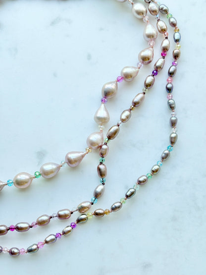 Rainbow Sprinkles Delight Mini Necklace