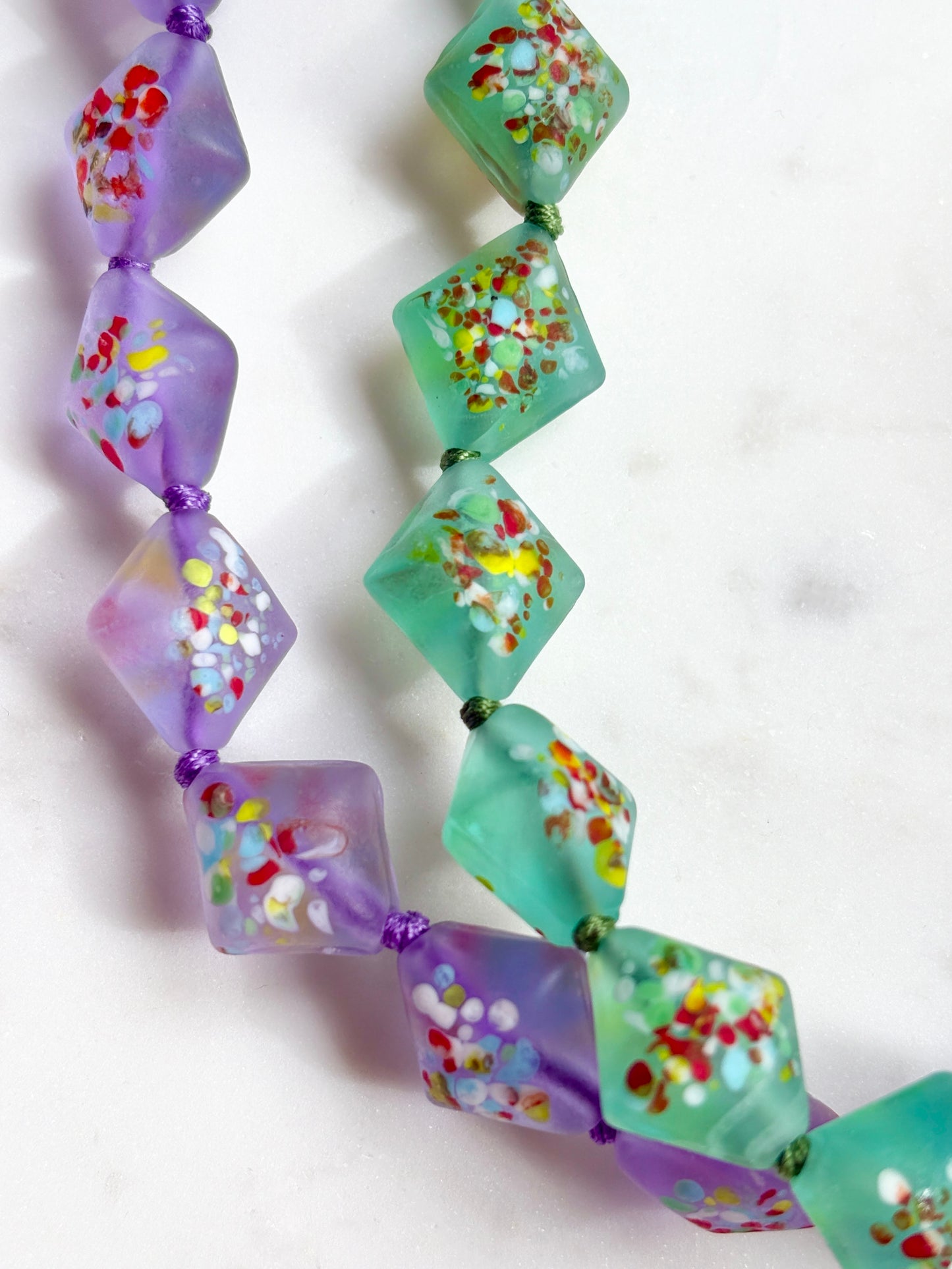 Birthday Sprinkles Leaf Bold Necklace - Limited