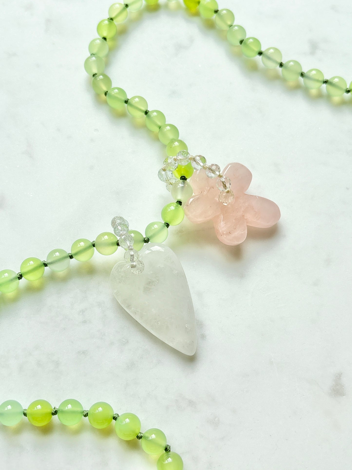 Long Minty Bold Necklace - Limited