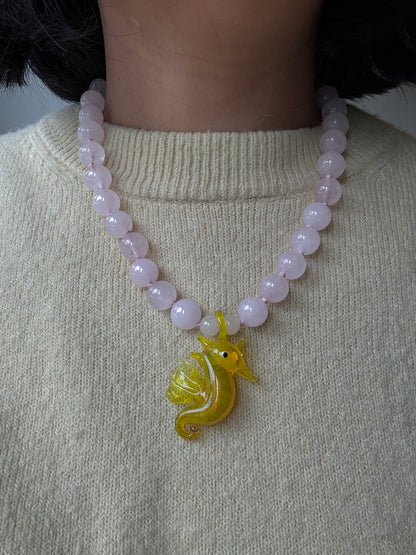 Sassy Sea Stead Golden Anemone Necklace