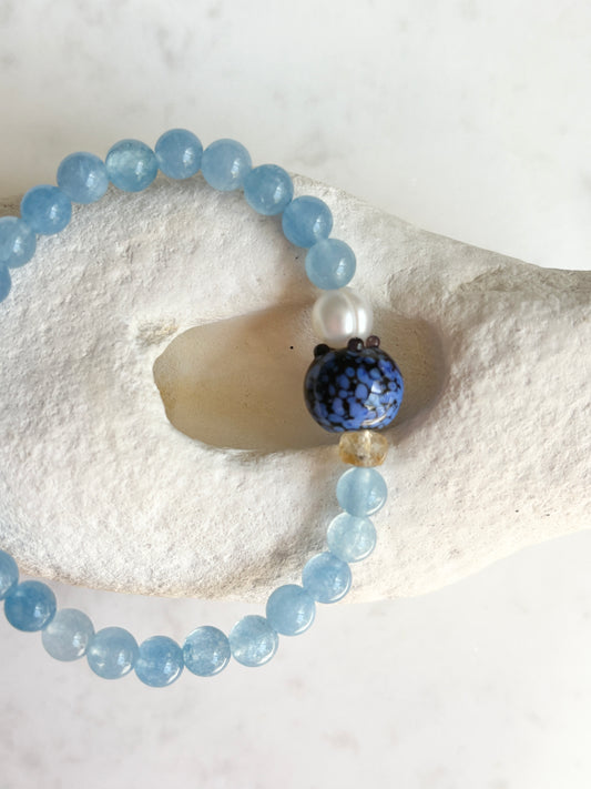 Blueberry Fruit Loops Bracelet
