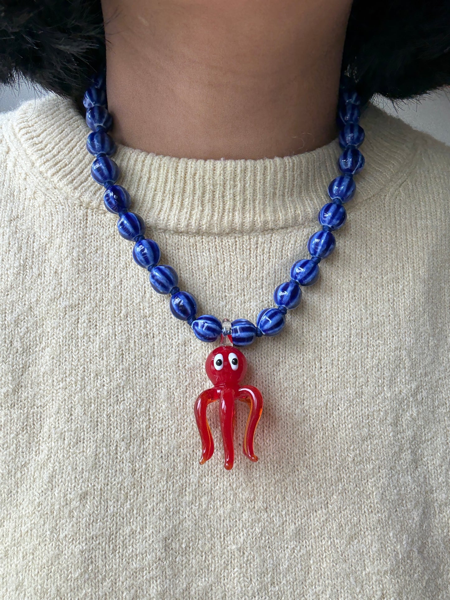 Little Kraken Coral Necklace - Limited