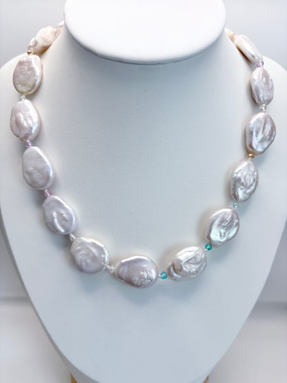 Rainbow Droplet Necklace