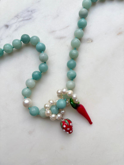Amazonite O’Clock Necklace