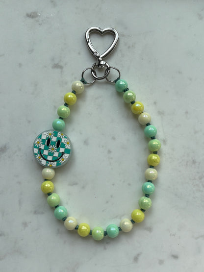 Spring Smiley Phone Chain - One Of A Kind