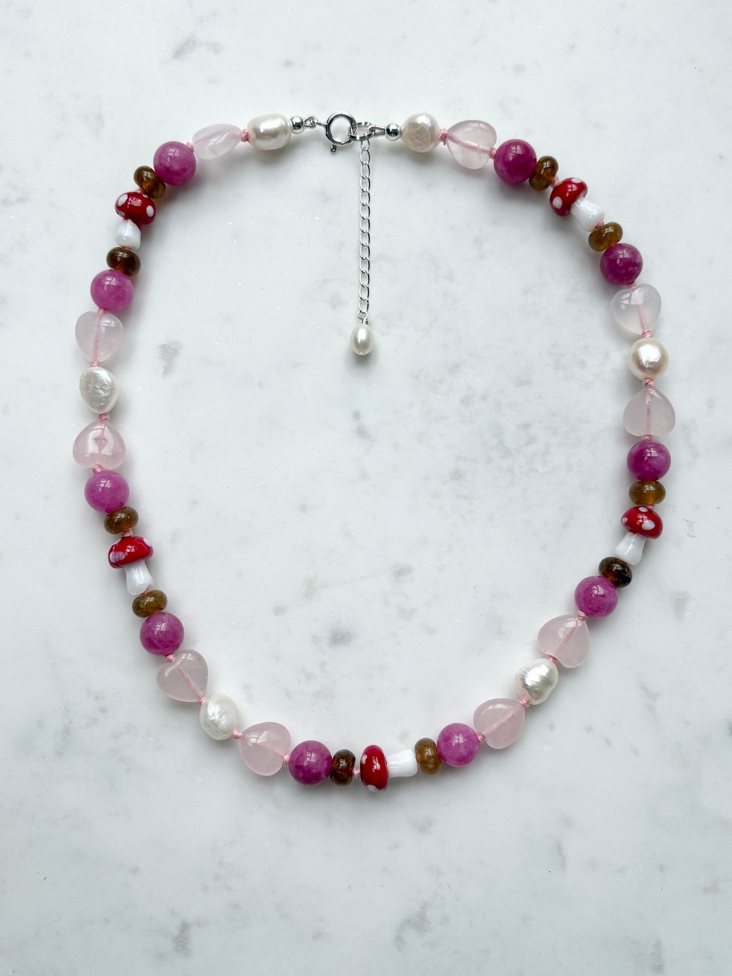 Toadstool Love Necklace